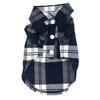 Summer Pet Shirt British Style Plaid Dog Vest Clothes For Small Dogs Chihuahua Cotton Puppy Shirt