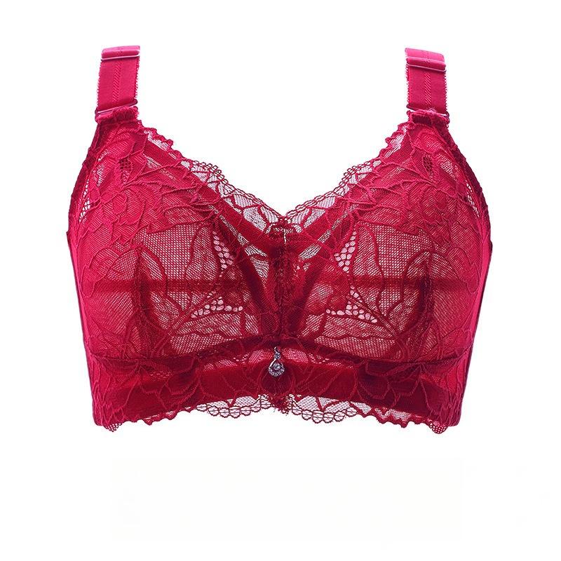 Undergarments for Women Thin Frameless Bra Breathable Bra with Top Support Adjustable Bra with Breast Retraction and Anti-sagging Bra