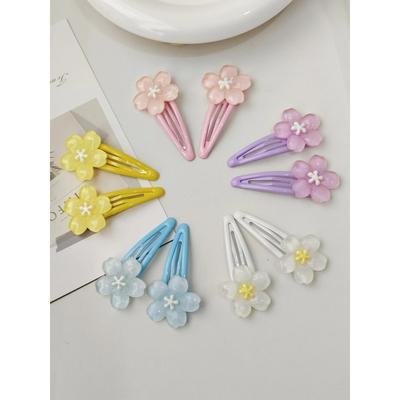 10 Pcs Weet And Transparent Cherry Blossom Hair Clips For Women Hair Accessories Bangs And Side Clips Suitable For Daily Use