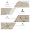 Men's Linen‑Blend Lace‑Up Stand‑Collar Shirt, Crisscross Tie Front V‑Neck, Short Sleeve, Breathable Relaxed‑Fit Medieval Renaissance Casual Summer Top