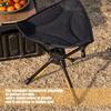 Camping Chair Stool Oversized Folding Chair with Washable Seats Comfortable Moon Chair for Outdoor and Indoor Picnics