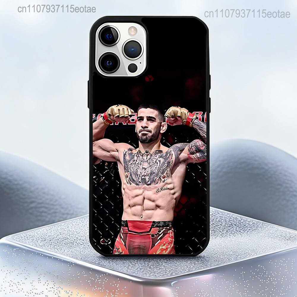 I-Ilia T-Topuria Champion Magnetic Wireless Charging Case For iPhone 11,12,13,14,15,16,17,Pro,Max,Plus Shockproof Cover