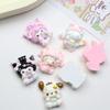14/140PCS Cartoon DIY Resin Accessories, Cute Cream Glue Handmade Hair Clip, Phone Case, Headband, Pendant, Jewelry Accessories