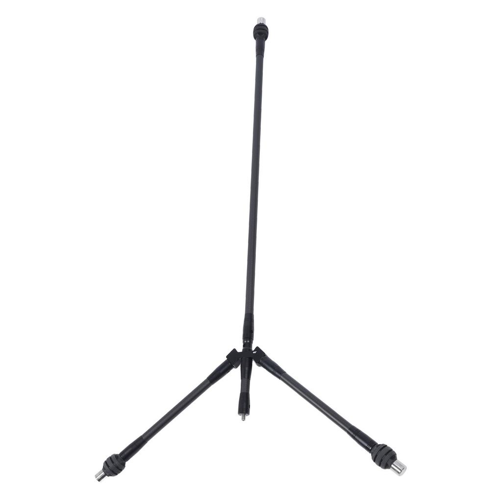 Recurve Bow Stand Holder 28inch Height Lightweight Durable Pure Carbon Archery Bow Stand Holder for Recurve Bow Black