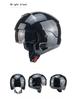 Samurai Black Scorpion Retro Men's Helmet - Four Seasons Half Helmet Indian Style