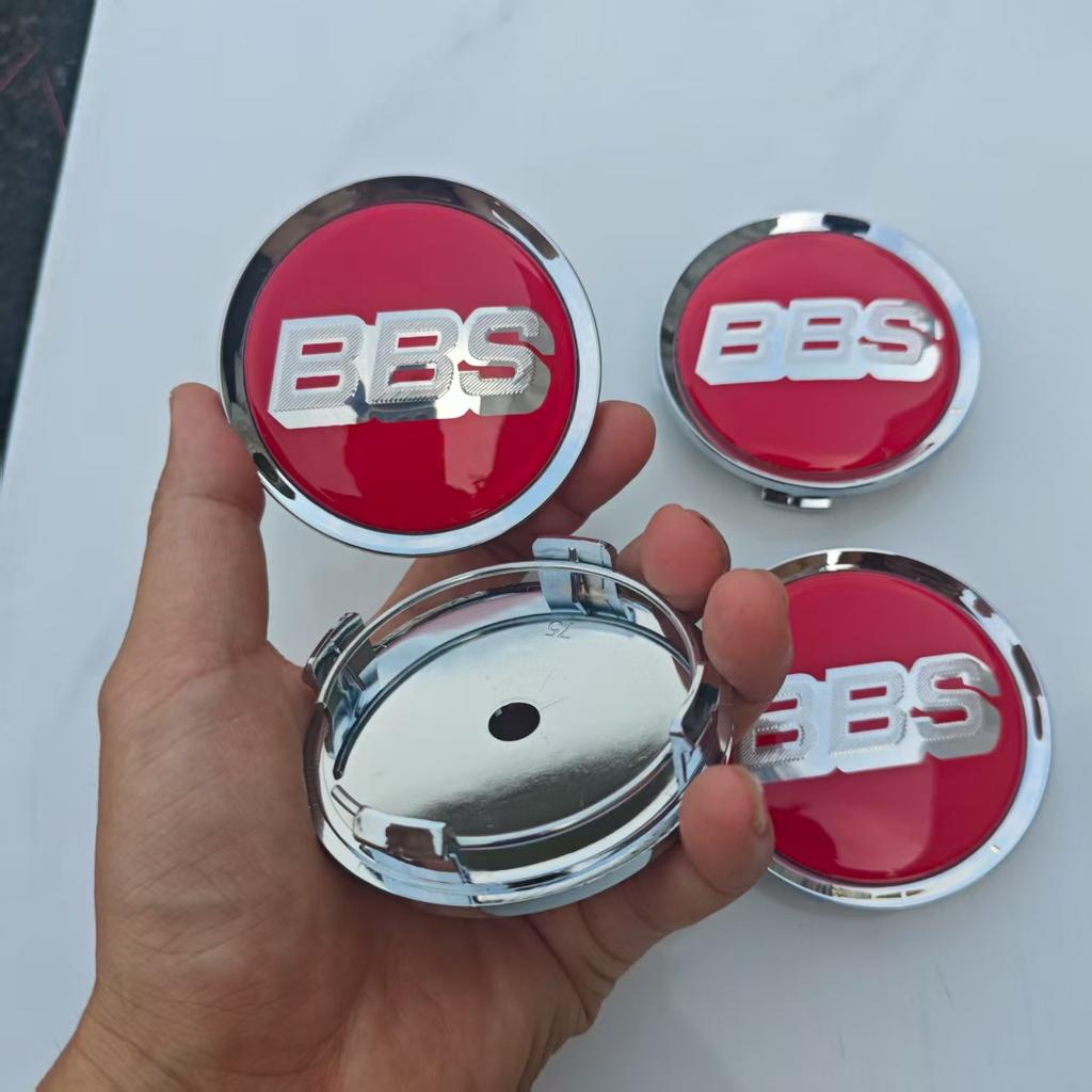4Pcs Black Chrome 75mm BBS Emblem Car Wheel Center Hub Caps Compatible with Mercedes Benz W202 W210 W204 W205 CLA CLK ML GLK GLA