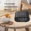 3-in-1 Wireless Charging Clock & Thermometer for Android & Apple Phones