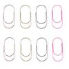 50mm Electroplated Metal Chubby Paperclip - Oversized Creative Curved Design