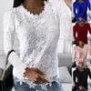 Popular European & American Women's Lace Long-Sleeved Top