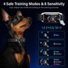 Dog Smart Bark Collar Rechargeable Anti with 8 Adjustable Sensitivity Bark Shock Collar with 4 Training Modes Dogs Bark Collar