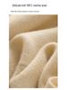 Women's 100% Pure Wool Wide Leg Knitted Pants - High Waist, Thickened, Casual, Long, Autumn/Winter Wear, Cashmere, Straight Leg.