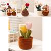 Roses Tulips Peach Blossoms Lotus Flowers Plush Animal Toy For Home Decor And Kids Gift