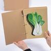Blank Loose Leaf DIY Photo Album Kraft Paper Handmade Photo Album Couple Baby Commemorative Album Painting Thickened Hard Cover