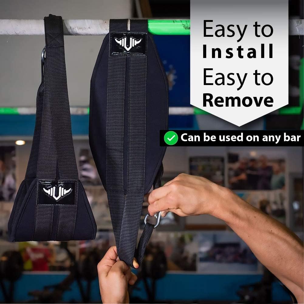 Vikingstrength Ab Strap, Abdominal Training Equipment, Hanging Leg Raises, V-Strength Training App
