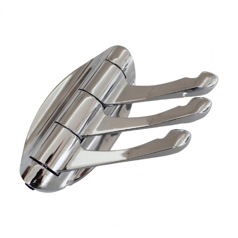 8*6.5см Крючок для одежды Поворотный Крючок для пальто Поворотный кронштейн Настенный Металлический Крючок для шляп Зонтов Складной Настенный Вешалка для полотенец для спальни ванной комнаты серебряный