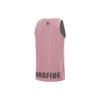 Li-Ning Badfive Basketball Series Quick-Dry Loose Fit Pullover Letter Short Sleeve Basketball Jersey Men Jersey Peach-Pink Obsidian-Gray AAYU113-4