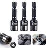 10Pcs Hex Shank Impact Socket Bits 8mm Sleeve Wrench Nut Screwdriver Driver Electric Drill