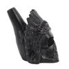 Scream Whistle Loud Authentic Human Sounding Scary Horror Skull Shaped Funny Toy Black