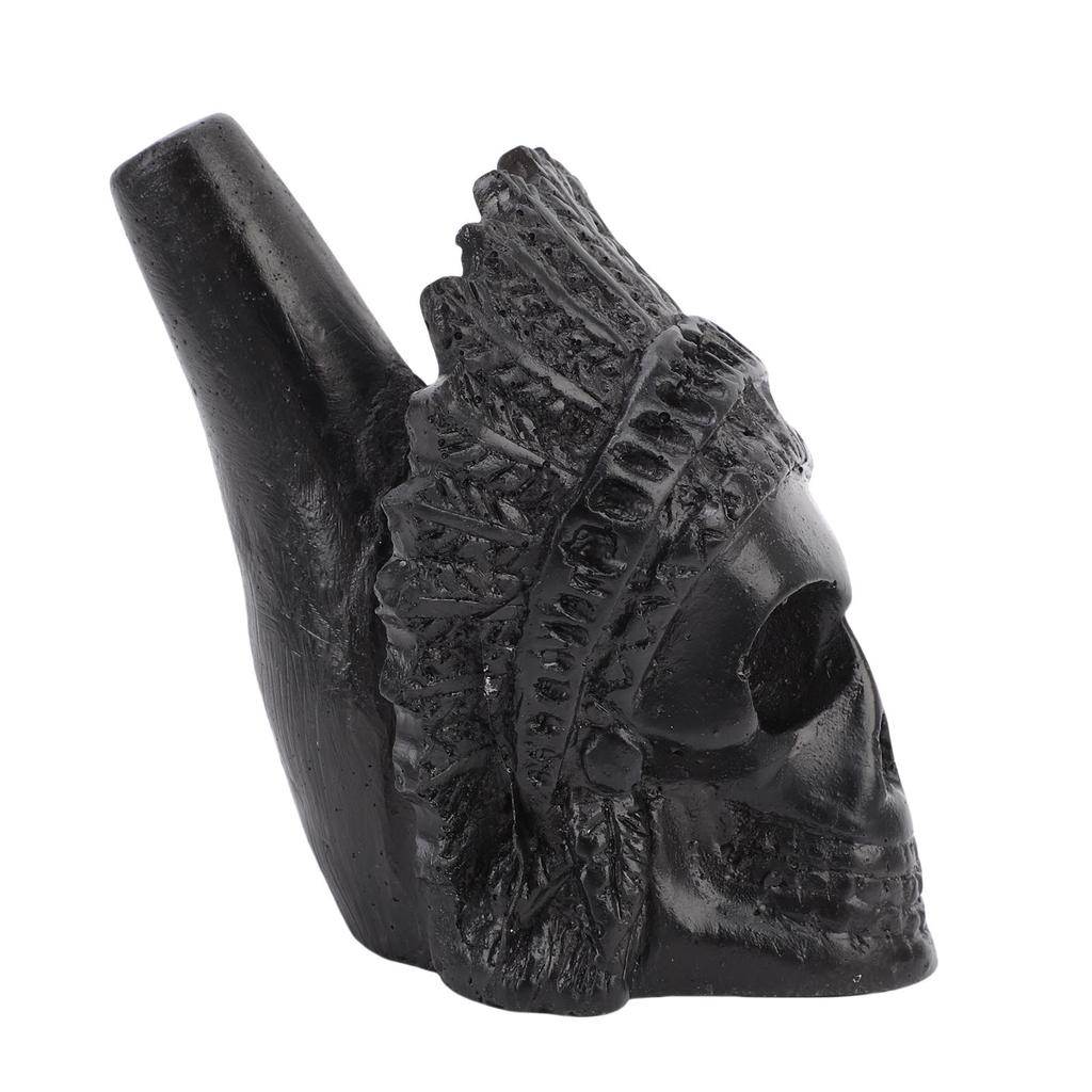 Scream Whistle Loud Authentic Human Sounding Scary Horror Skull Shaped Funny Toy Black