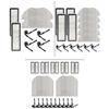 For Xiaomi Robot Vacuum S40 OV81 Spare Parts Set Side Brushes HEPA Filter and Mop Cloths for Efficient Floor Cleaning
