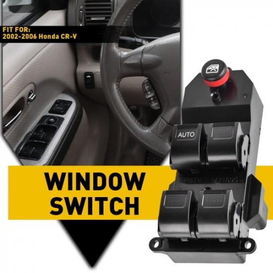 Master Power Door Window Switch Control for Honda 2002-2006 CR-V 35750-S5A-A02ZA