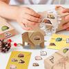 500Pcs/Roll Sleeping Animals Series 02 Kids Rewards Stickers - DIY Scrapbooks Album Decor Sealing Label Decals