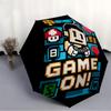 1pc Gamer PixelArt Automatic Open/Close Umbrella with Folding feature Compact Travel Umbrella, Lightweight design, for Commuting087