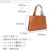 ANDSHIN A0009 Smart Tote Bag, Lightweight, A4 Size, Beige