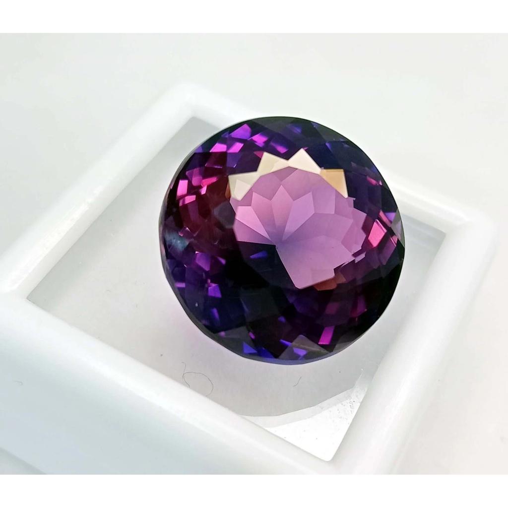 Stunning Purple Pink Sapphire Natural Round Cut 23-25 Ct Certified Gemstone