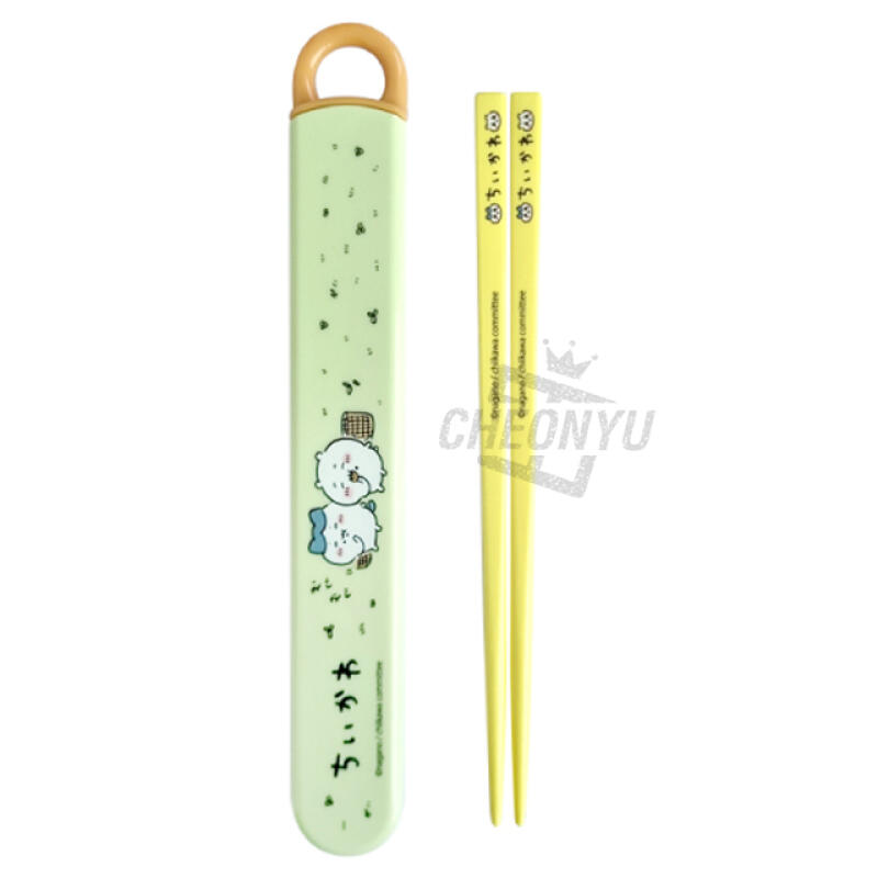 Chiikawa Slide Chopsticks Case Set 16.5cm