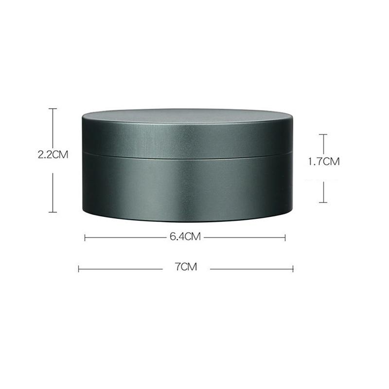 New Mini Waterproof Aluminum Alloy Sealing Bottle Outdoor Survival Pill Box Container Pill Bottle Tank Case