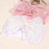 3Pcs Baby Wide Elastic Headband Infant Large Bow Head Band Flower Print Soft Stretchy Wide Hairband For Toddler Hair Accessories