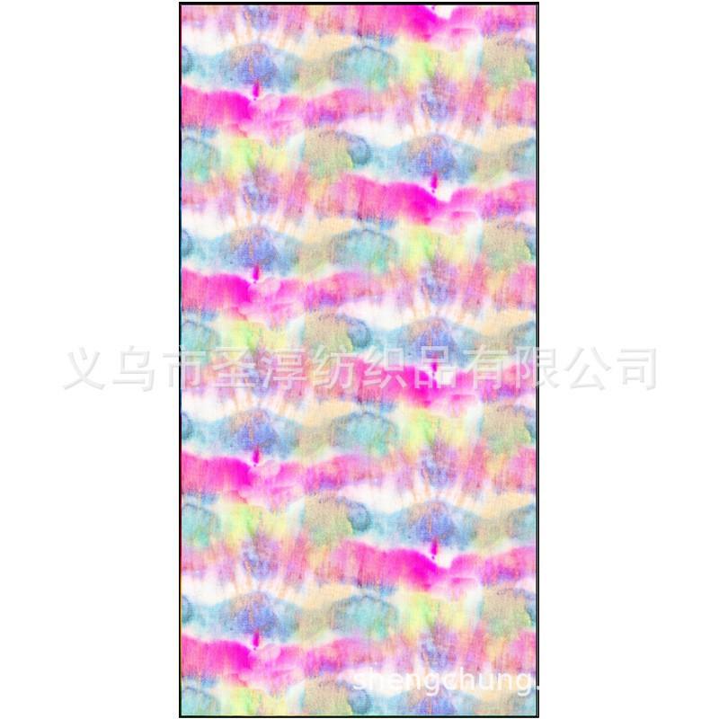 Ultra Absorbent Microfiber Beach Towel 70x140cm Printed Double-Sided Plush Travel Pool Spa Gym Hotel Use