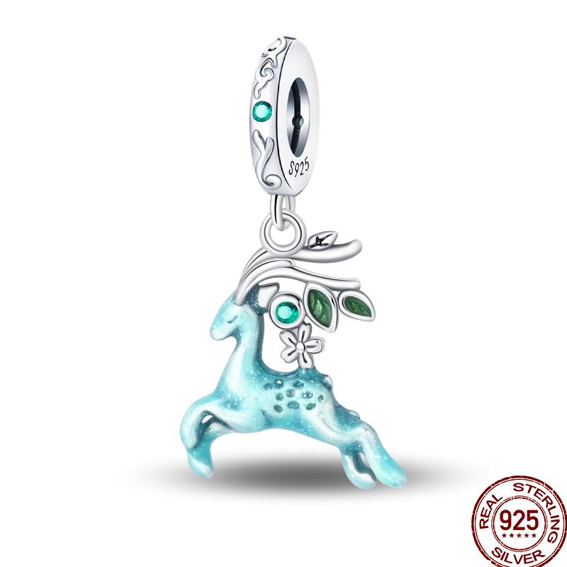 Copper Spring Luminous Insect Butterfly Series Flower Element Gift Beads Suitable For Pan Original Bracelet