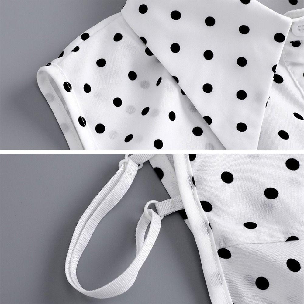 Detachable False Collar White Lapel Half Shirt New Ladies Cape  Women Girls