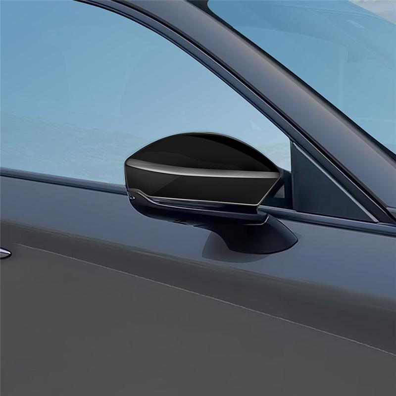 Car Gloss Black Rearview Side Mirror Cover Trim Frame Side Mirror Caps For Mazda CX-60 Replacement Accessories