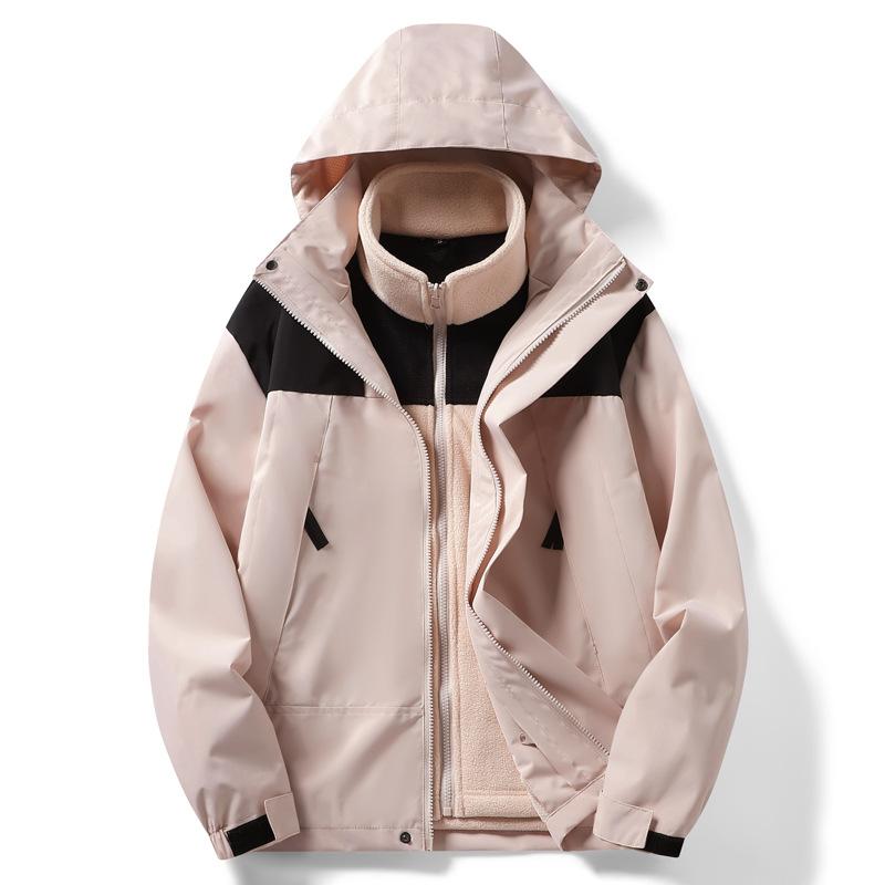 

Мужская водонепроницаемая куртка для зимы, спортивная куртка для скалолазания, пешего туризма, толстовки с капюшоном, пальто, ветровка для мужчин L розовый