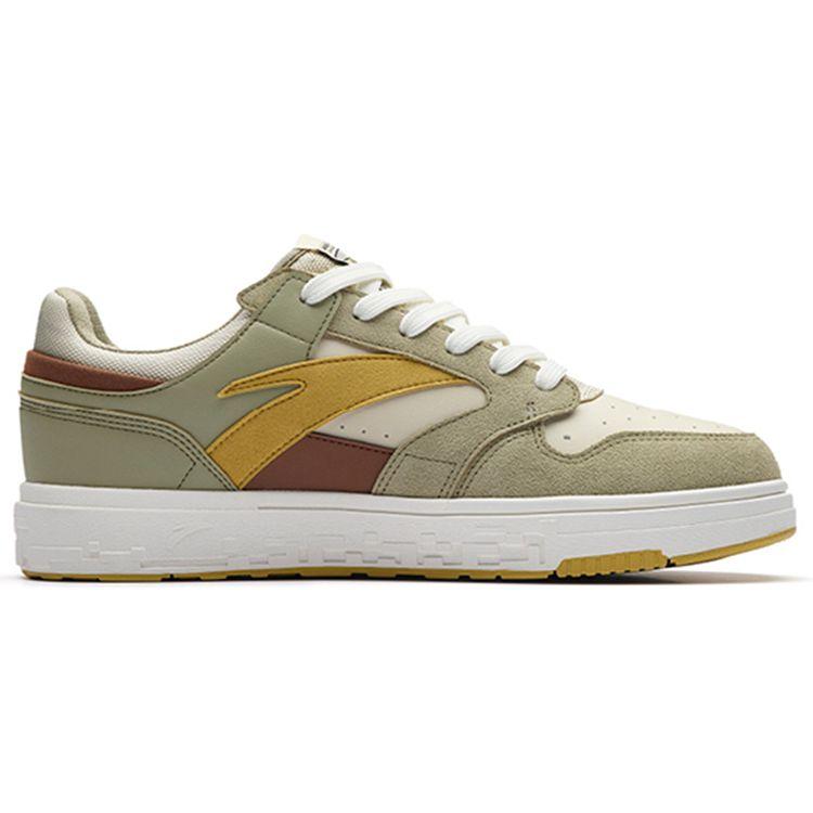 Anta Street Play Low Top Skate Shoes Men Sneakers White Green 112238066-3