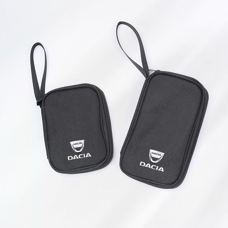 Accessories Portable Earphone Protective Cover Storage Bag For Dacia Duster Logan Sandero Jogger Spring Stepway Dokker Lodgy MCV