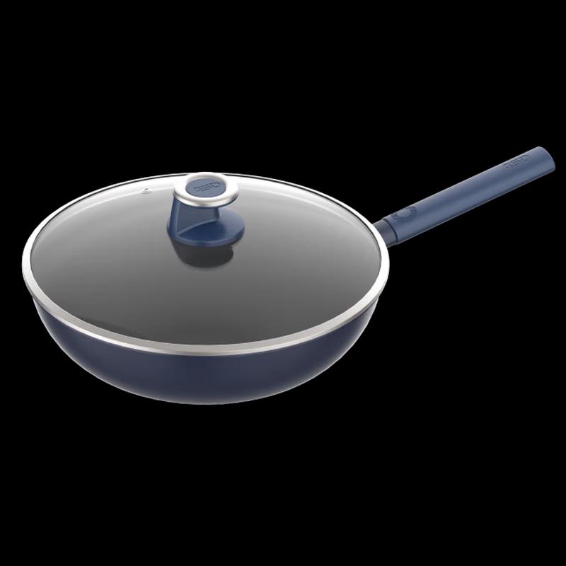 Aishida 28cm Titanium Crystal Non-Stick Wok