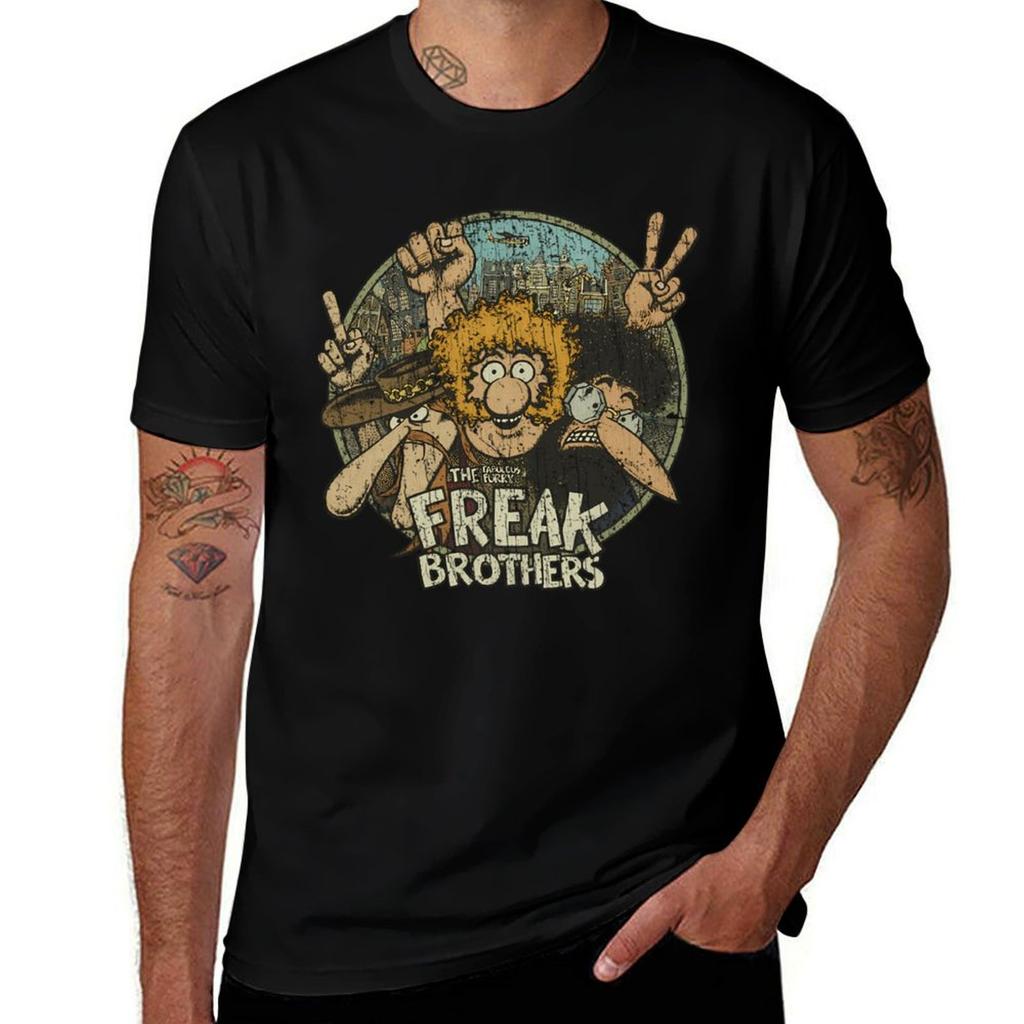 The Fabulous Furry Freak Brothers 1968 T-Shirt Plus Size Everyday Tee Shirt
