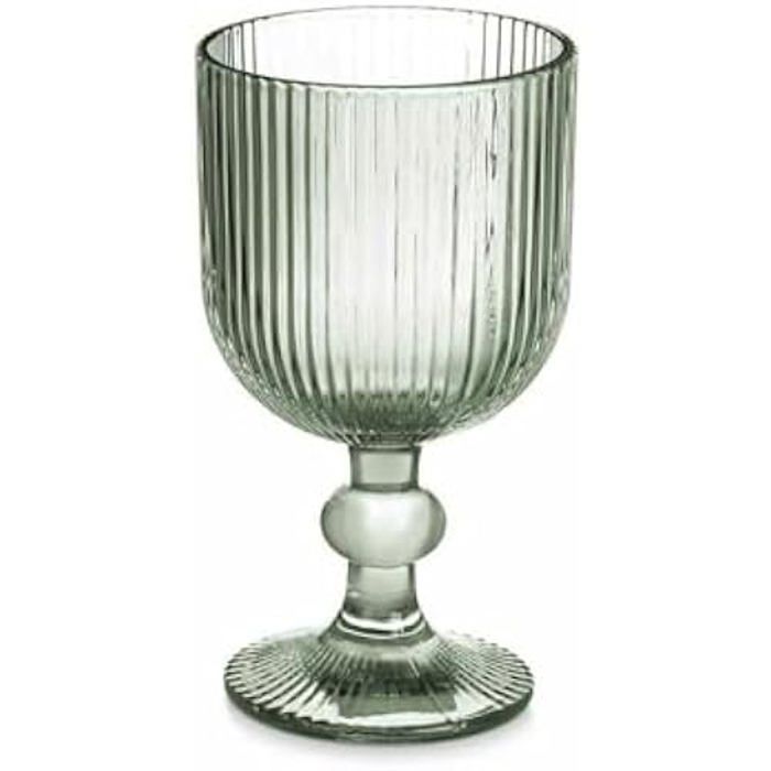 VIVALTO Wine Glasses - Set of 6 - 260 Ml - Stemmed Glass - Multicolor