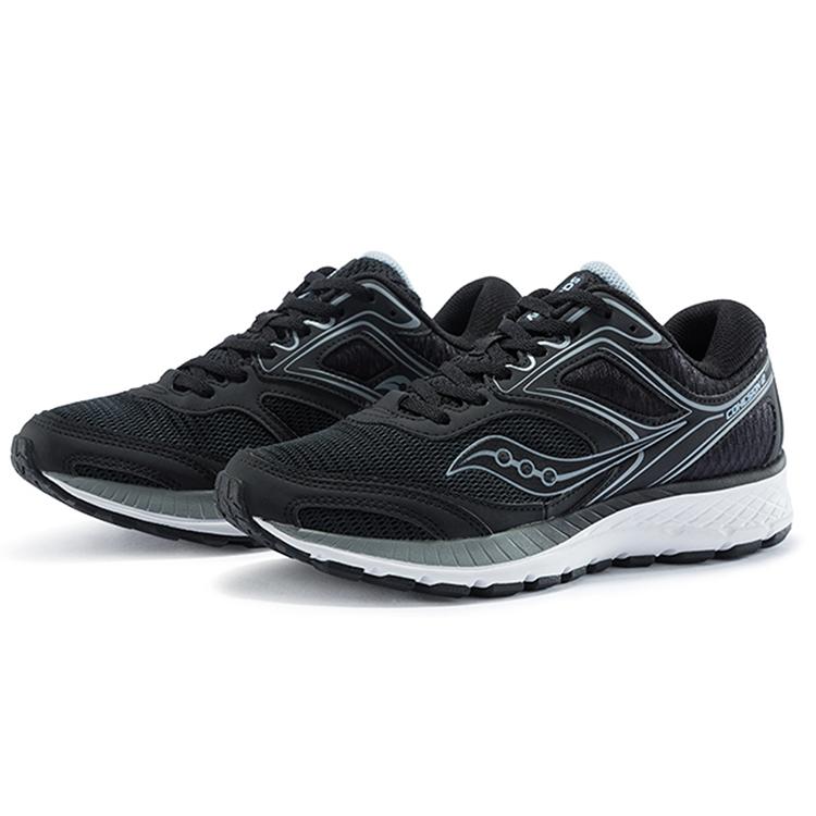 SAUCONY Cohesion 12 Entry Level Textile, Synthetic Leather Cushioning Slip Resistant Abrasion Resistant Breathable S10471-53(M)