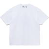New Era MLB New York Yankees Logo Nadruk z literami Okrągły dekolt Krótki rękaw Koszulka Unisex Top Biały 14413064