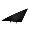 Placa Triangular 1495632-00-B Para Espelho Retrovisor Preto Brilhante Instalação Rápida Acabamento Triangular Fácil De Usar