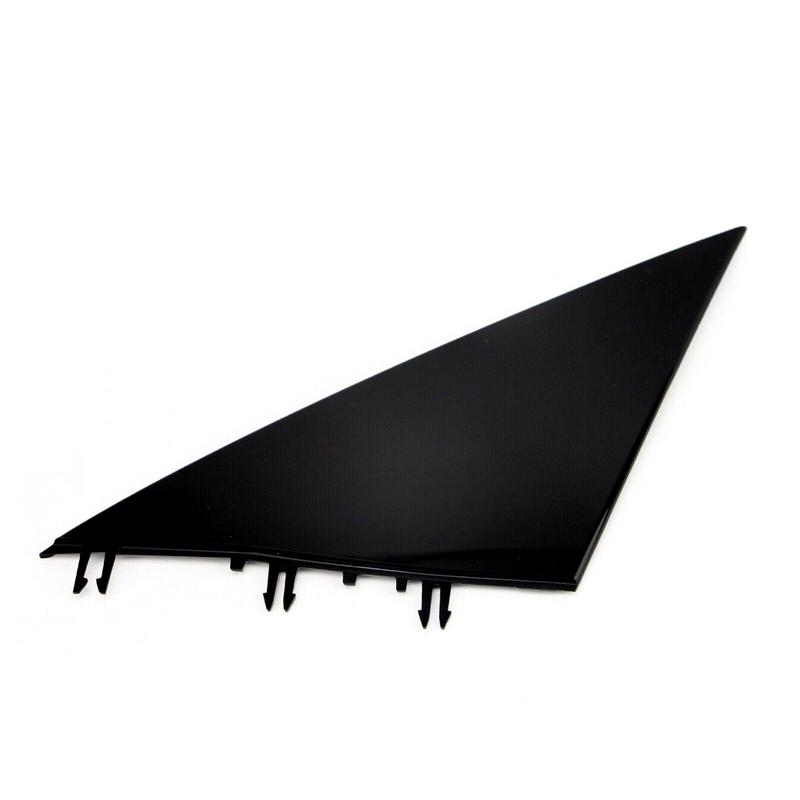 Triangle Triangular Plate For Rearview Mirror Gloss Black Left Side Triangle Trim Driver  s Left Rearview Mirror