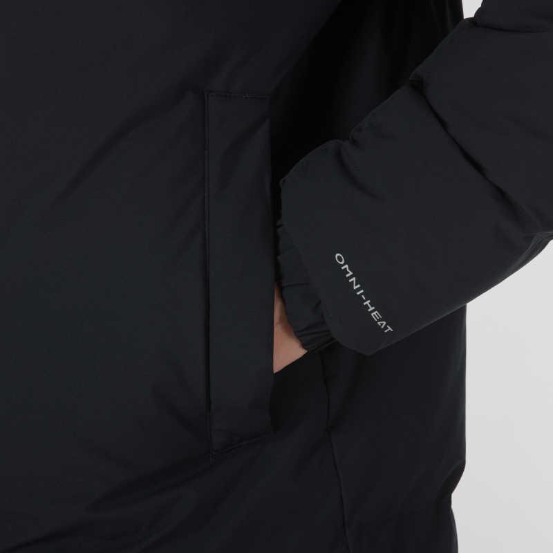 Columbia Omni-Heat Outdoor Insulated Waterproof Down Jacket With Hood Men Jackets Black WE2313-010