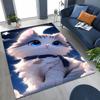New Cute Cat Kitten Meow Cartoon Rug for Bedroom Living Room Sofa Home Doormat Decor , Large Kids Play Non-slip Floor Mat