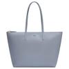 Bolso de mano de PVC, Bolsa de compras, Bolso de hombro grande para mujer Gris Azul NF1888PO-Q48