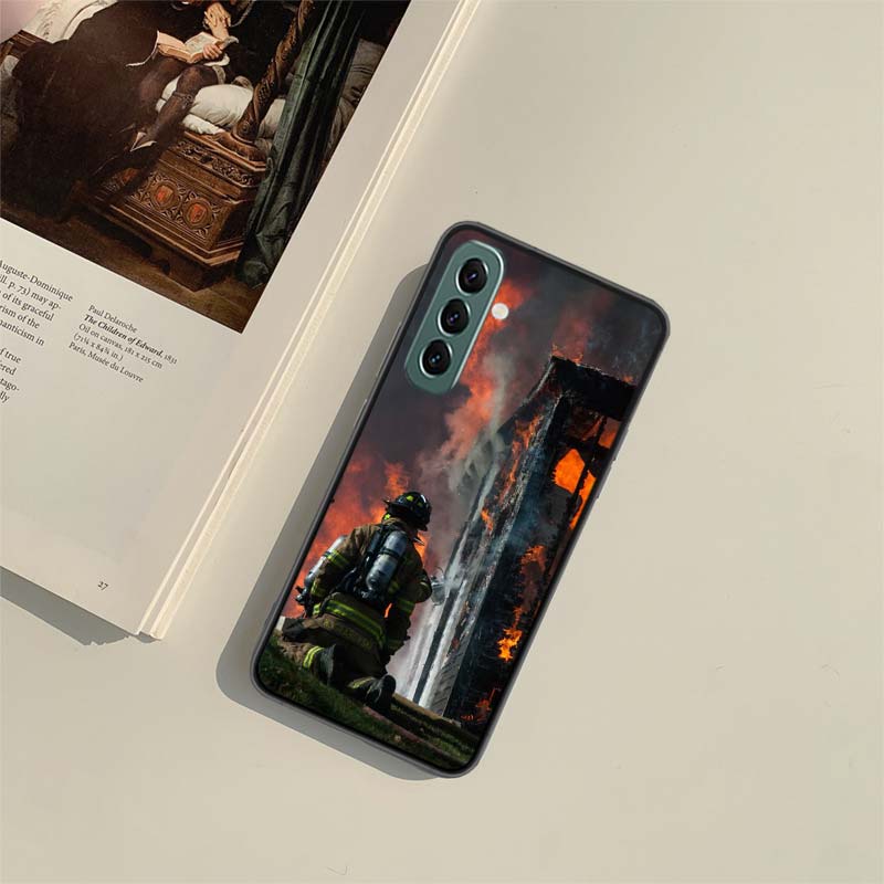 Firefighter Training Phone Case for Samsung A54 A14 A24 A34 A17 A37 A57 A55 A35 A25 A15 A07 A05S A04S A12 A22 A32 A52S A72 Galax